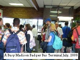 Badger Bus Terminal 
             in July '09